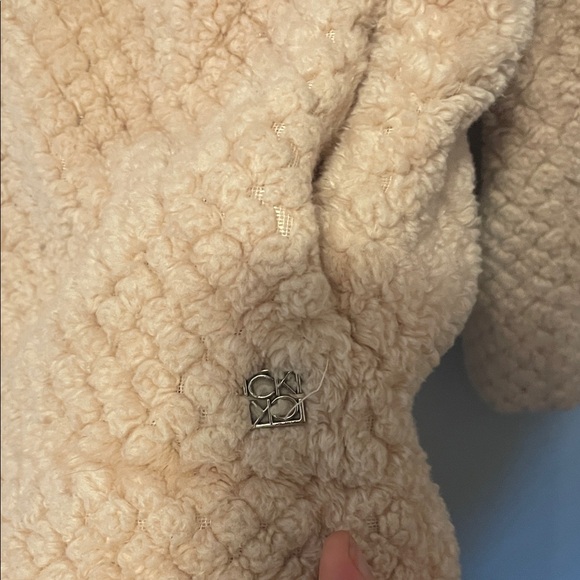 Calvin Klein Women's Pale Pink Teddy Jacket - Picture 4 of 5